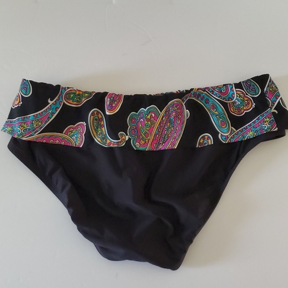 🆕️ Alex Marie Bright Paisley Banded Bikini Bottom - Picture 5 of 9